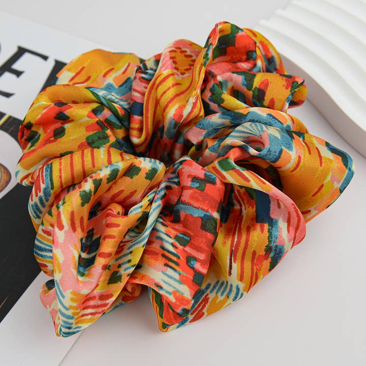 TheDivaSoap - Wholesale Scrunchie - Women's - Vintage Floral Print Soft Scrunchies8