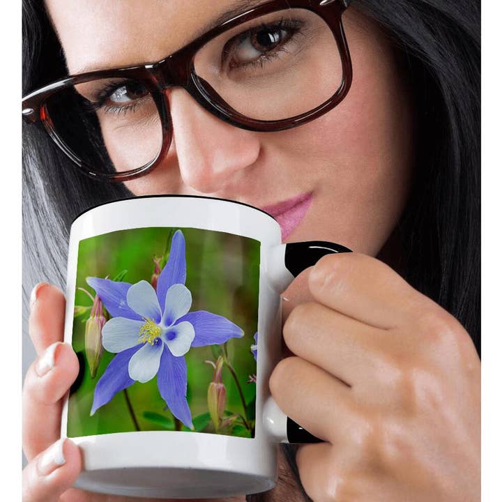 3dRose - Wholesale Coffee Mug - 3dRose, USA, Colorado, Rio Grande National Forest, Blue Columbine, Mug