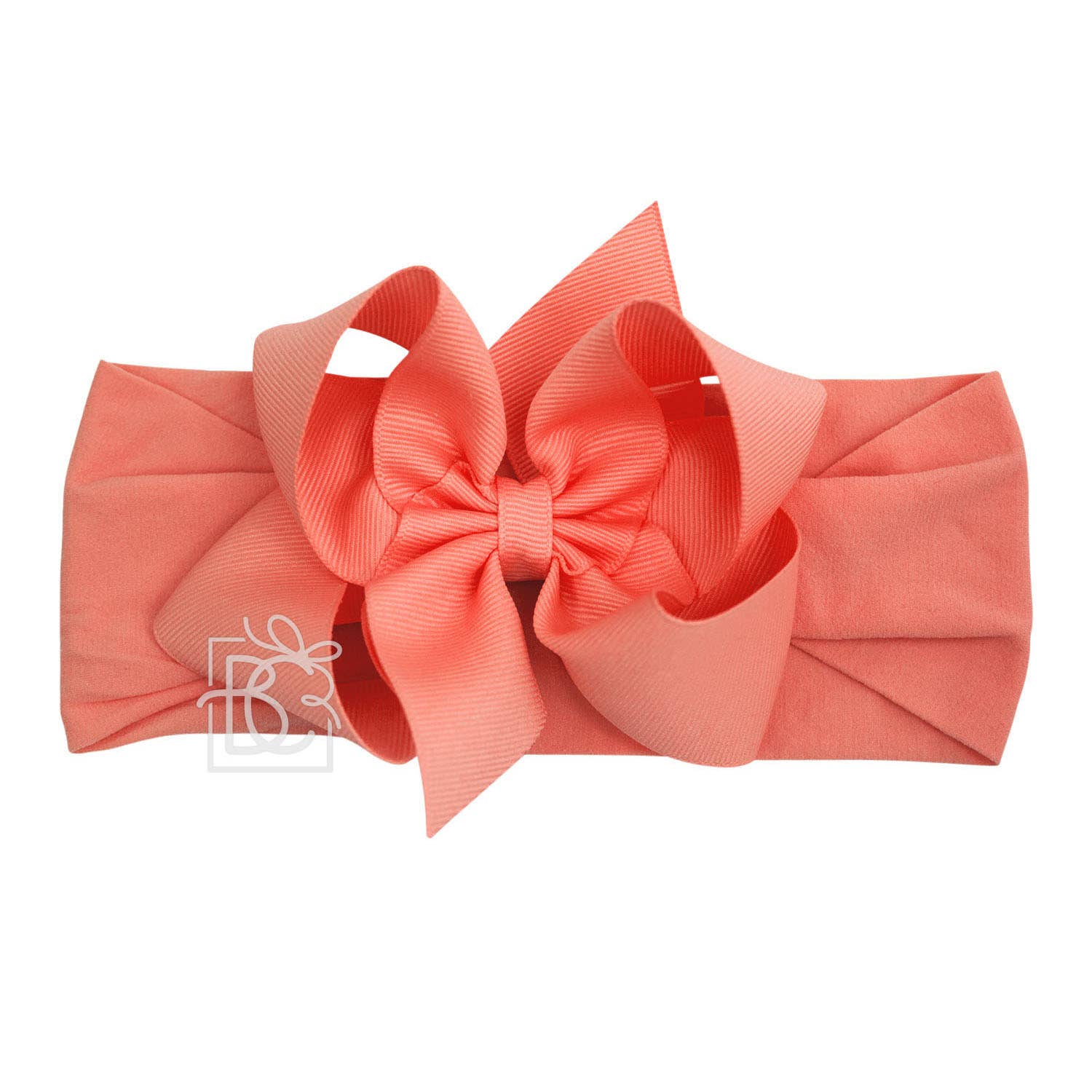 Beyond Creations, LLC - Wholesale Fashion Headband - Kids - WIDE PANTYHOSE HEADBAND W/CLASSIC GROSGRAIN BOW8