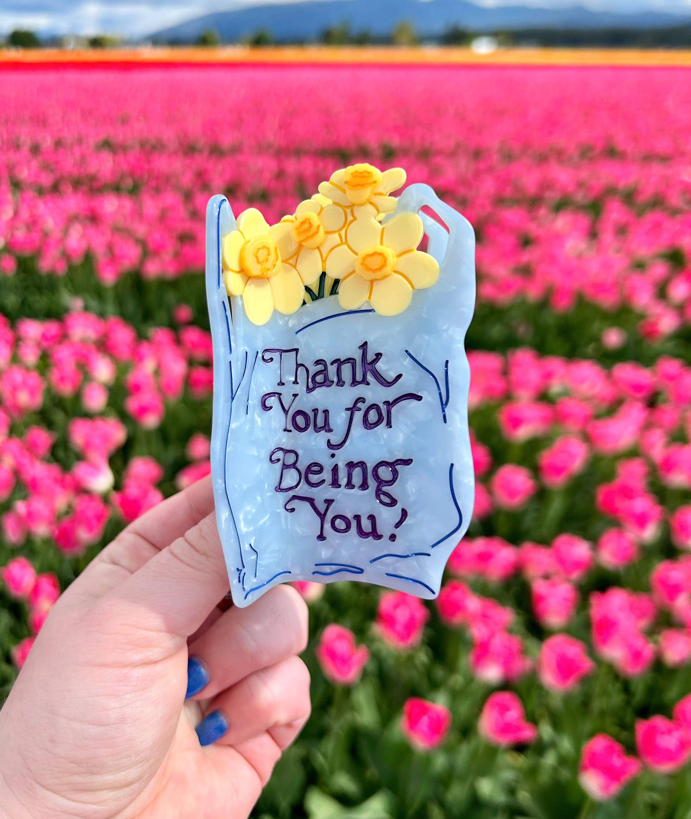 The Peach Fuzz - Wholesale Hair Accessories Set - Women's - Thank You Bag Hair Claw TPF x Lindsey Cherek Waller2