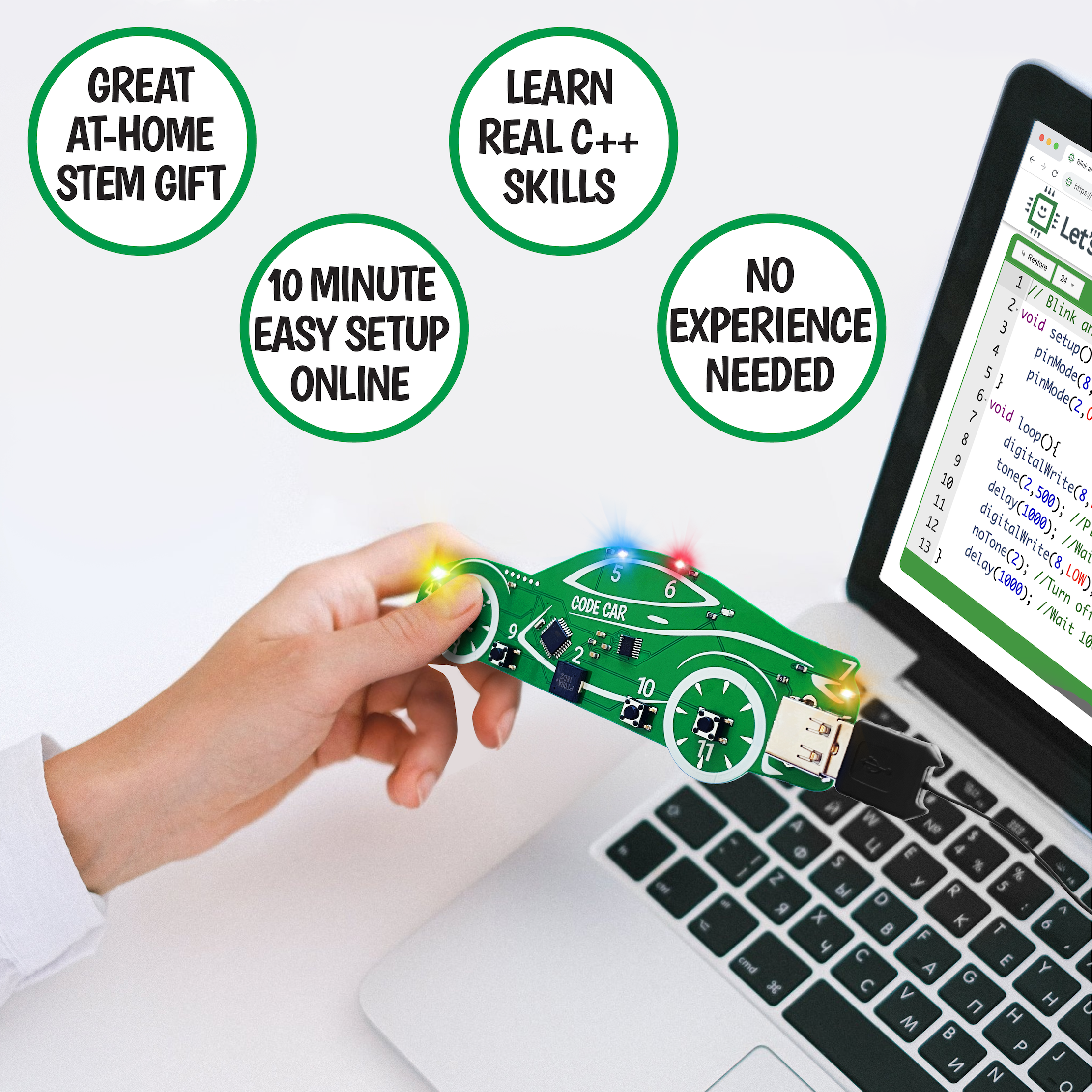 Code Car Kids Coding Toy for Boys & Girls 8-12 from Let's Start