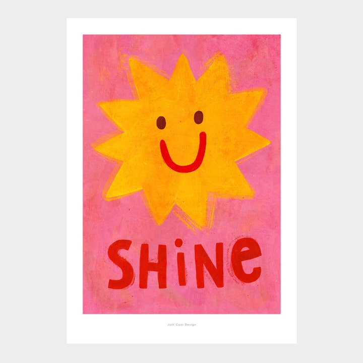 Just Cool Design - Wholesale Art Print - Shine | A4–A3 Whimsical Star Print