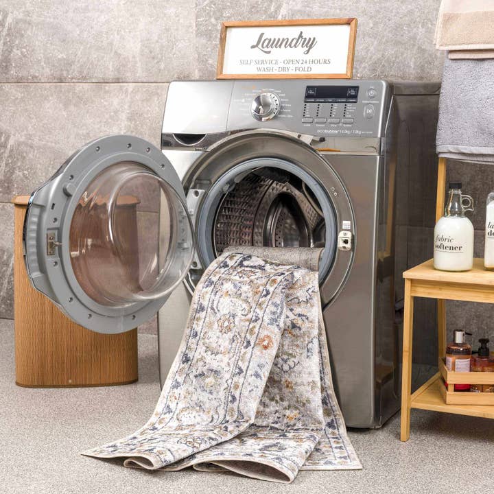 Hauteloom - Wholesale Area Rug - Cream Hiti Washable area rug11