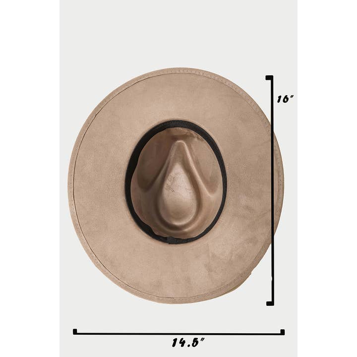 Collections by Fame Accessories - Wholesale Fedora - Women's - Wide Brim Fedora Fashion Hat