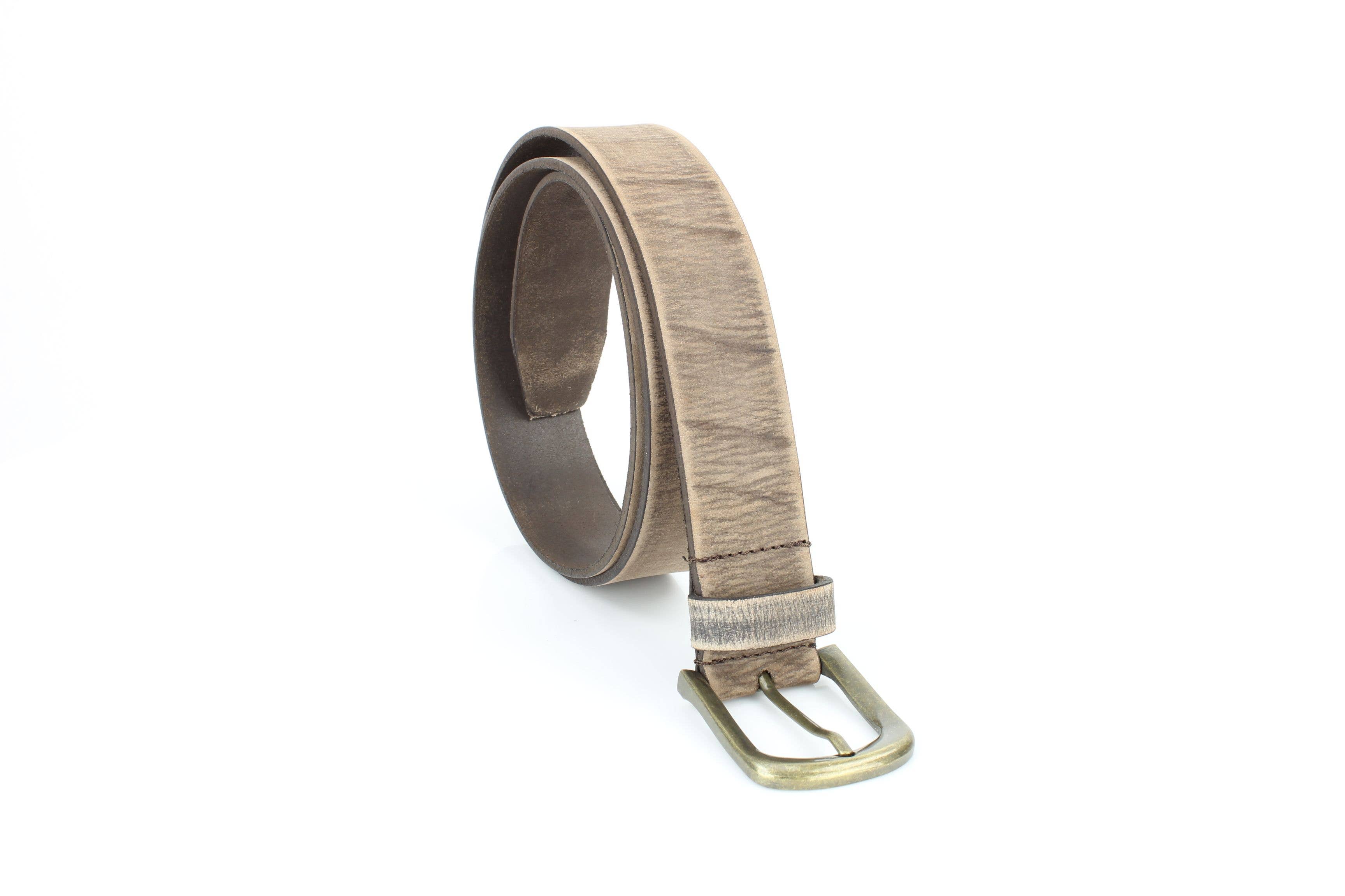 Leather Impressions Inc - Wholesale Belt - Unisex - Matte Distressed Variegated Leather Belt ABB-13-242098