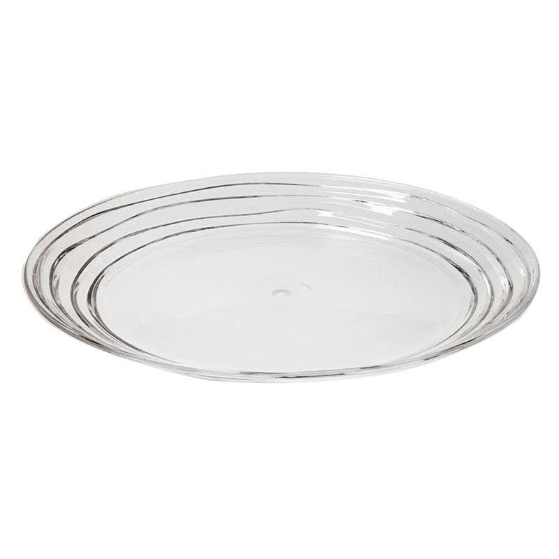 LeadingWare - Wholesale Dinner Plate - AC-0610 - 11" Dia. Swirl Design Dinner Plate1