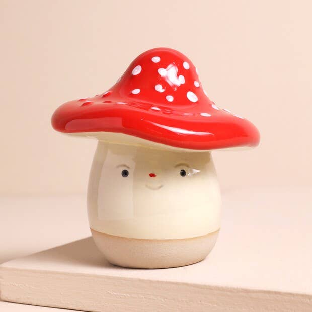 Lisa Angel - Wholesale Money/piggy bank - Face Toadstool Money Box1