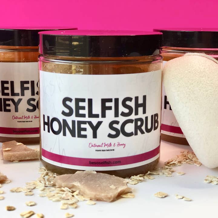 Body Sugar Scrub Selfish Honey for wholesale by BE So Selfish