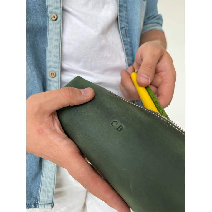 Pol Leather Studio – wholesale Pencil case/pouch – Pencil Case, Pen Case, Leather Makeup Bag.3