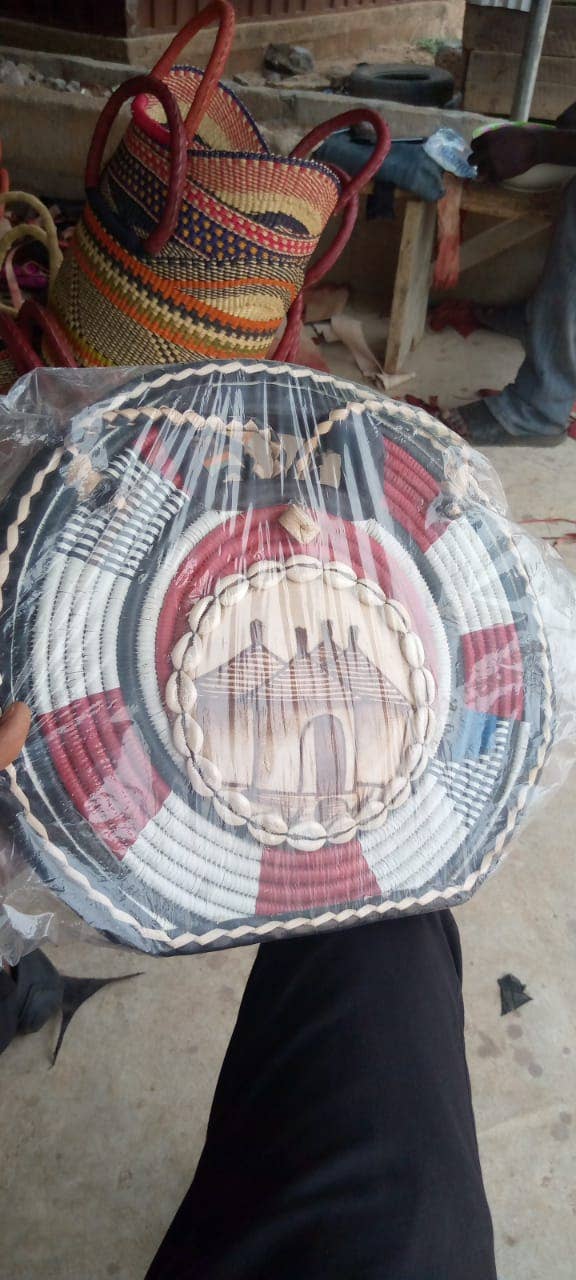 Elimicah - Vendita all'ingrosso Borsa con manico - Donna - Fondo piatto/parte superiore tonda/borsa Burkina Faso/Borsa in rafia Burkina7