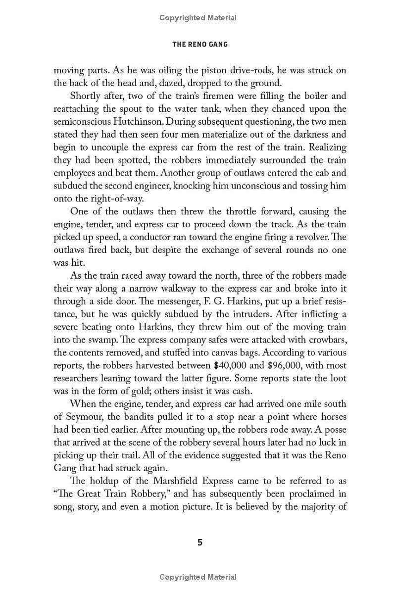 REMOVED BRAND - Wholesale True Crime - Old West's Infamous Train Robbers & Their Historic Heists5