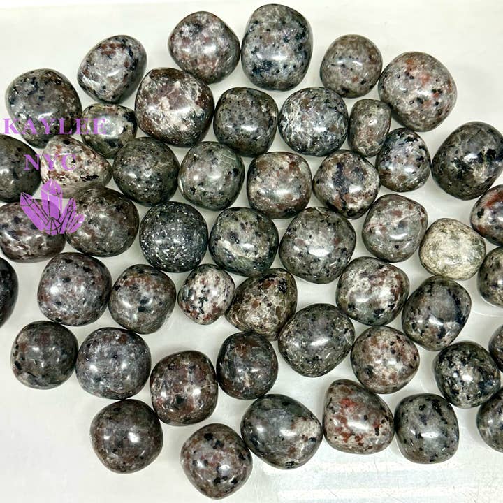 KayleeNYC - Wholesale Spiritual Stone/Crystal - 2 Lbs Natural Yooperlite aka Emberlite Tumble Crystal1