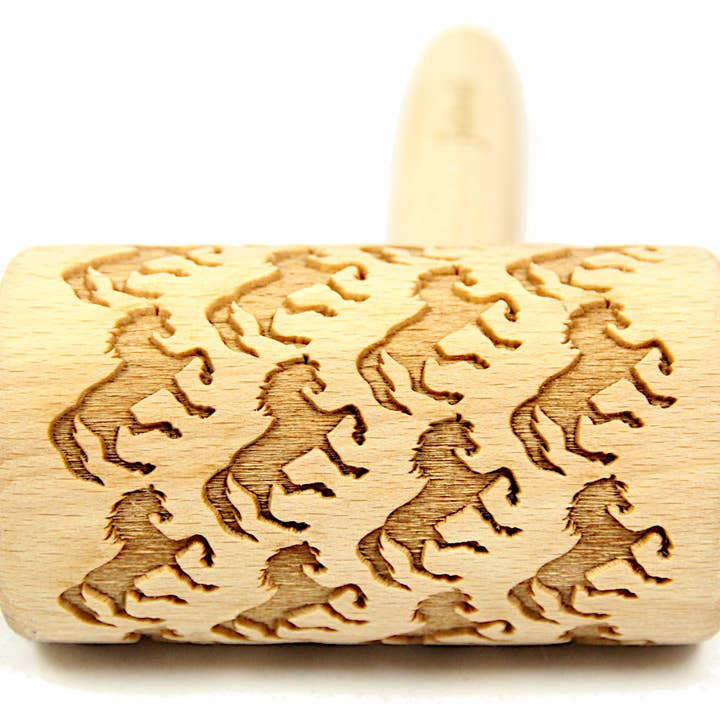 Mini rouleau à pâtisserie Chevaux pour la vente par Folkroll