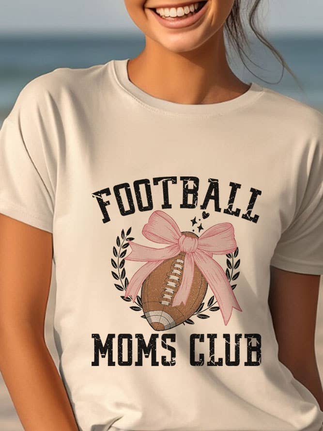 Football Moms Club, t-shirt unisexe à col rond pour la vente par Top Avenue
