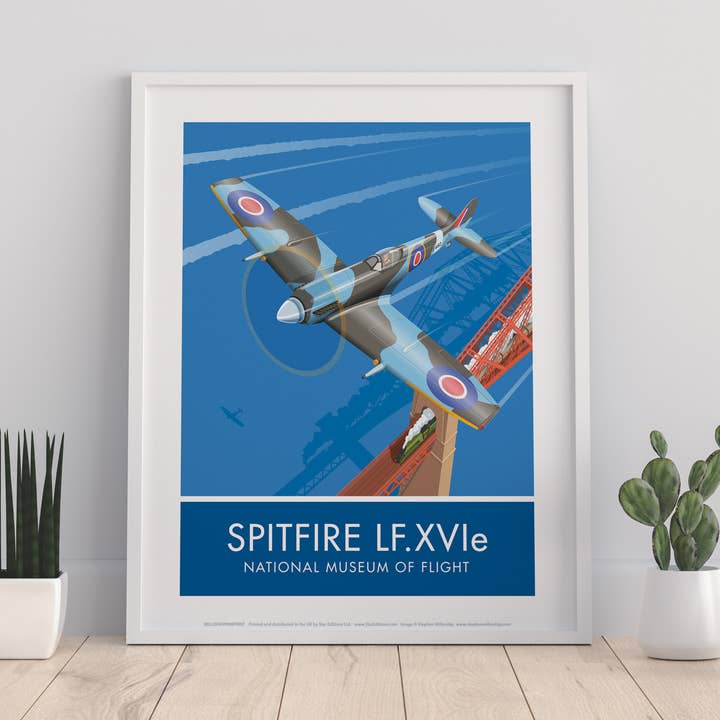 Spitfire Lf.Xvle par l'artiste Stephen Millership - Affiche d'art pour la vente par Star Editions