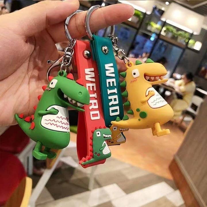 UZ Wholesale Store - Wholesale Keychain – Women's - Creative Dinosaur Keychain Bag Charm - Trendy and Cute3