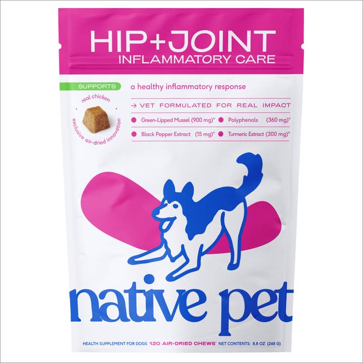 Native Pet - Wholesale Pet Supplement - Dog - Hip+Joint Inflammatory Care Chews, Hip & Joint Supplement12