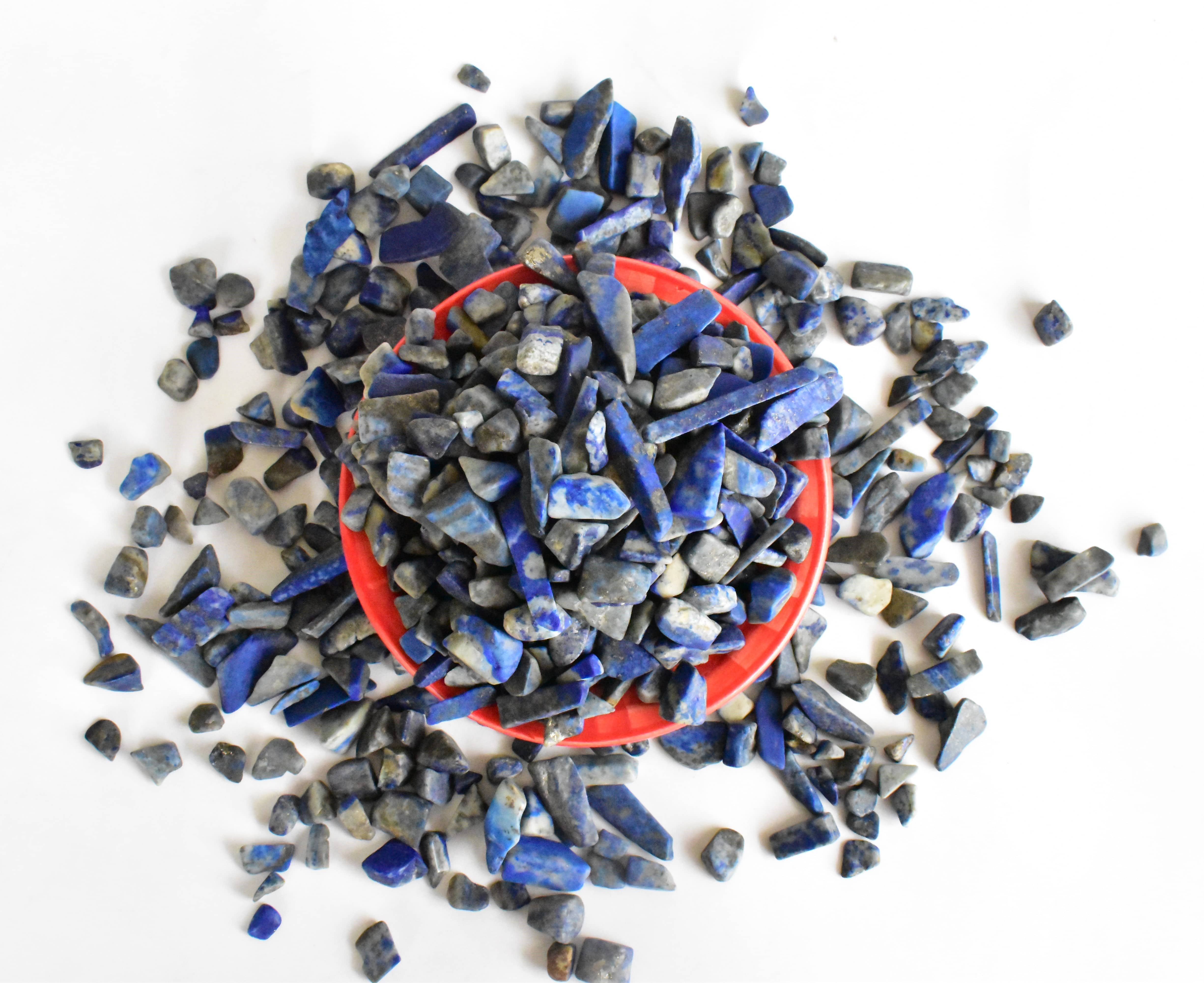 Soothing Crystals - Wholesale Spiritual Stone/Crystal - 100g Healing Gemstone Chips | Lapis Lazuli | Raw Chips1
