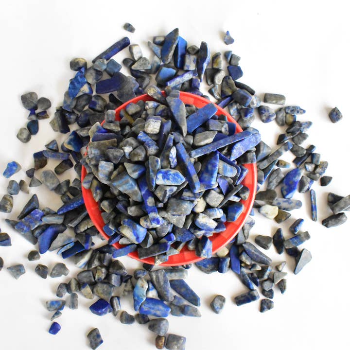 Soothing Crystals - Wholesale Spiritual Stone/Crystal - 100g Healing Gemstone Chips | Lapis Lazuli | Raw Chips1