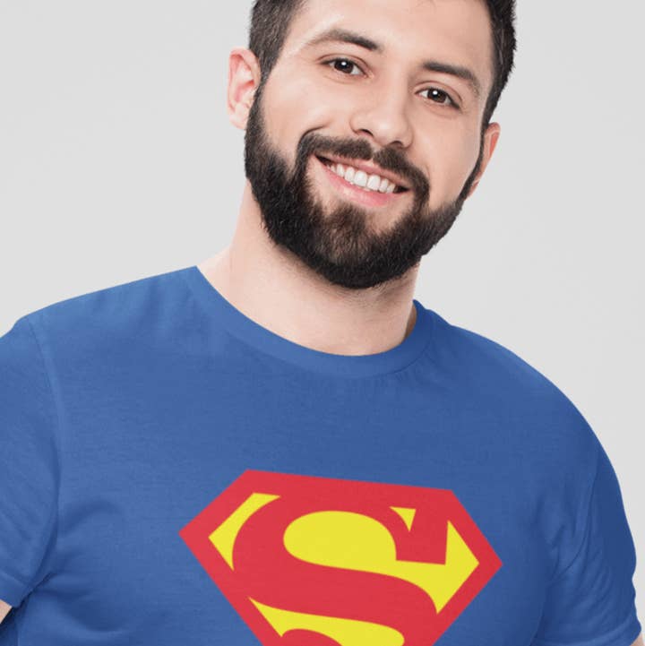 Bleu T-shirt DC Comics Superman - Classic Logo en vente sur Faire2
