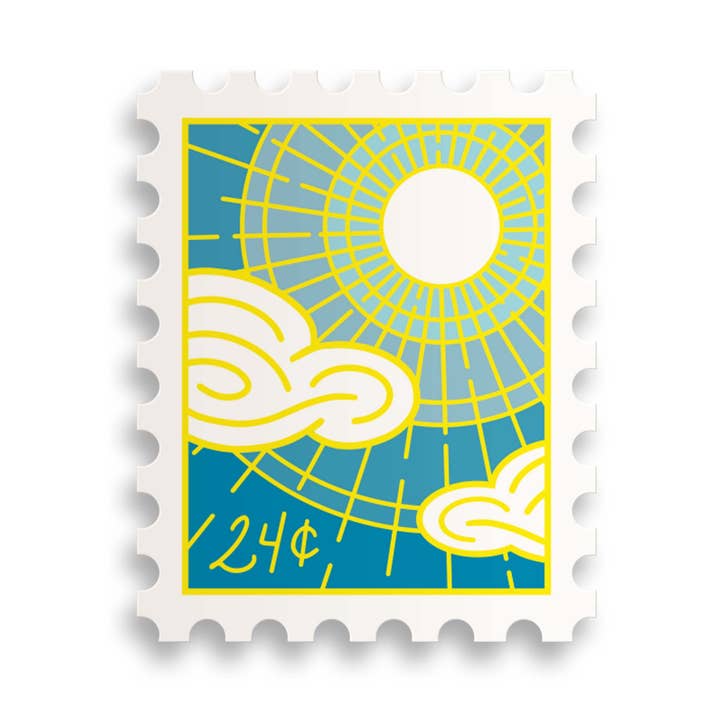 Perfect Day Stamp (Sticker) for wholesale by Sablewood Paper Company