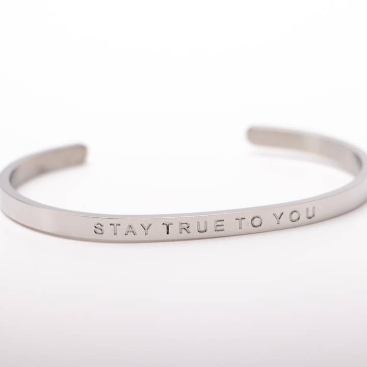 FIERCE ONE - Wholesale Cuff Bracelet - STAY TRUE TO YOU - Bangle1