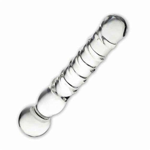 Lingerie Mart - Wholesale Sex Toy - Glas Joystick Clear Glass Dildo Clear OS GLAS-82