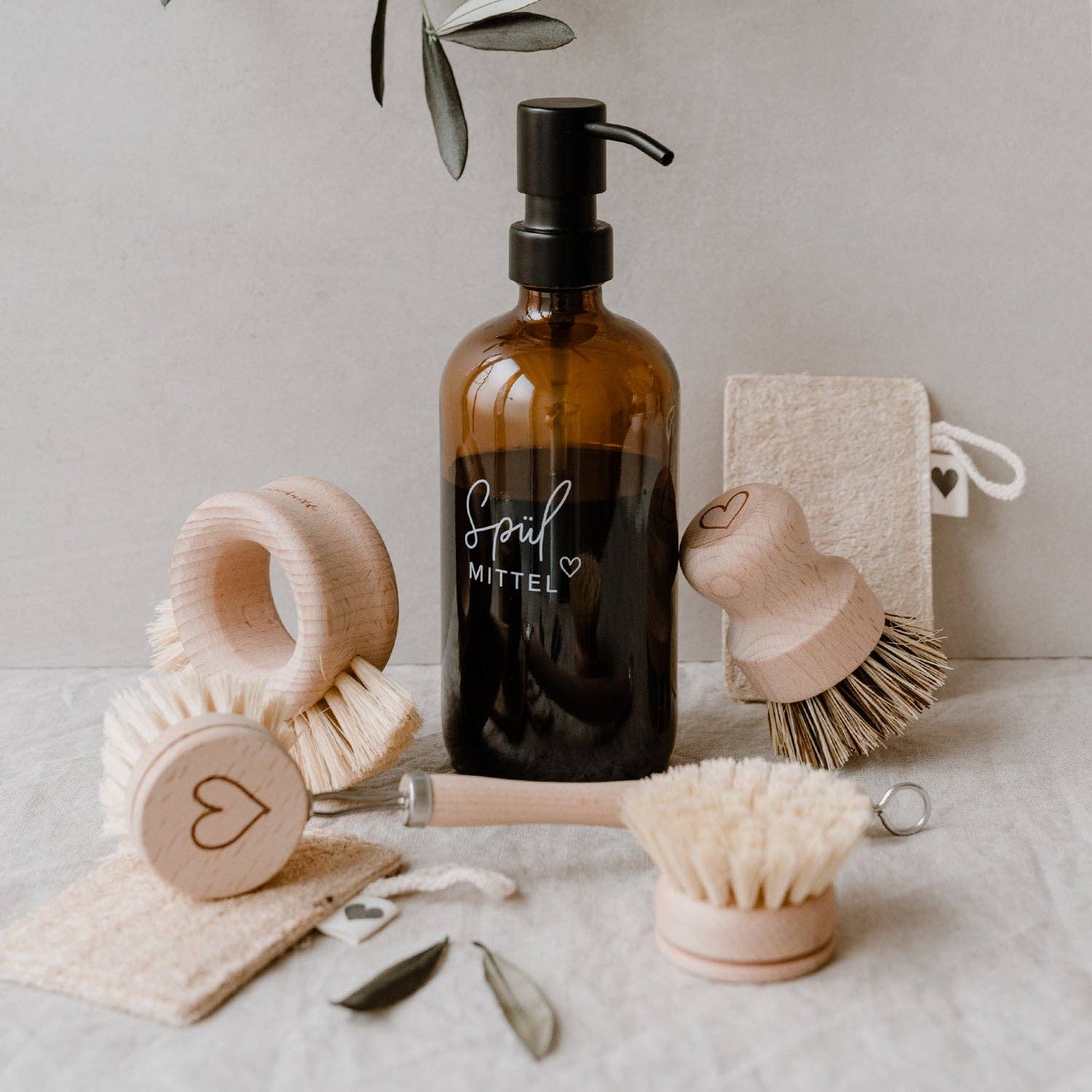 Eulenschnitt - Wholesale Cleaning Sponge - Set of 5 dishwashing brushes (pack of 6)5