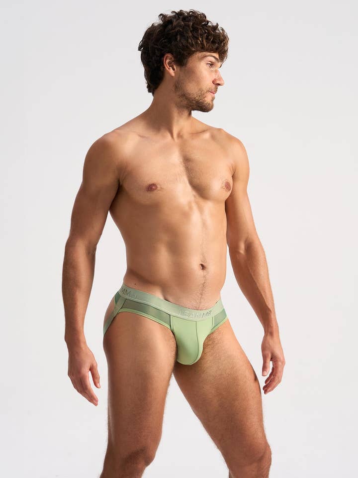 Score Sheer Slim Jockstrap - Sage for wholesale by TEAMM8