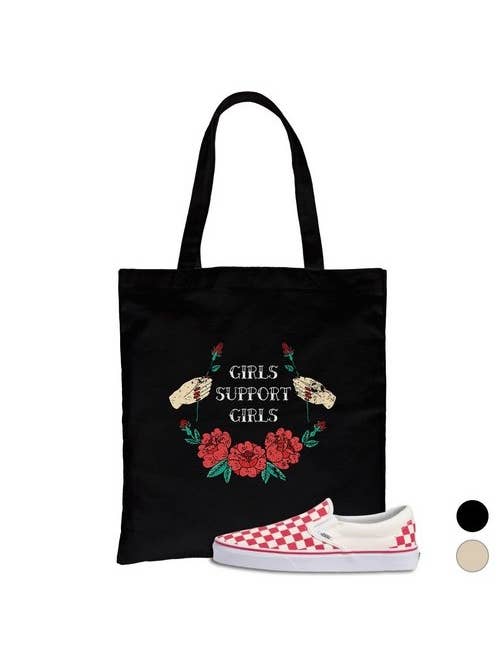 Girls Support Girls Canvas Bag for wholesale by 365 In Love
