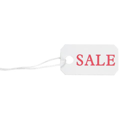 Zakka - Wholesale Gift Tag - 100 Pre-Printed Paper String Tags SALE