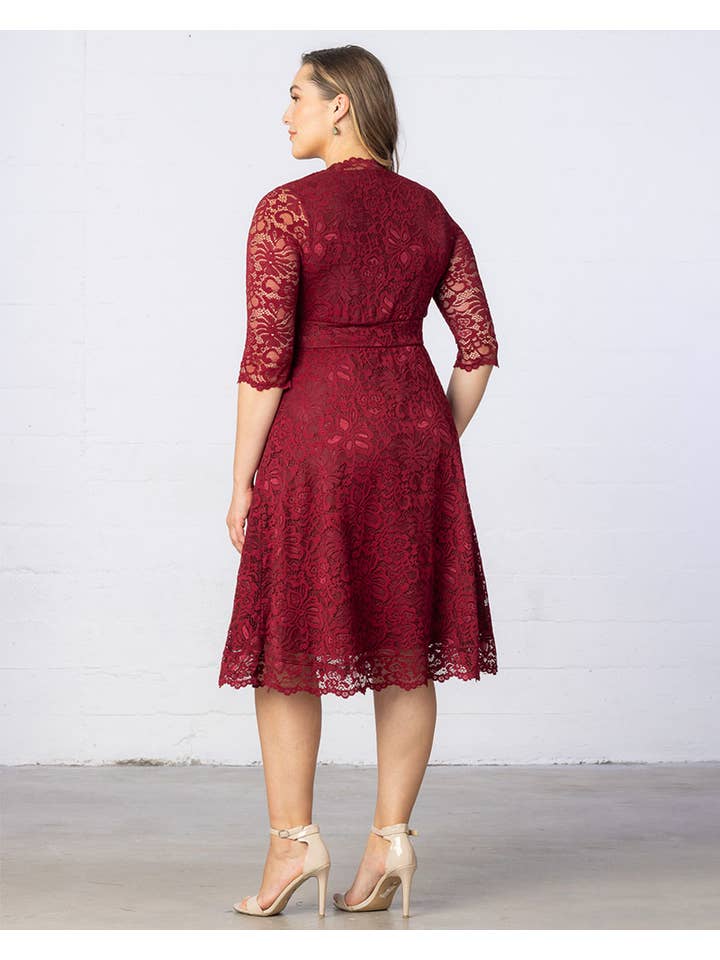 Kiyonna - Vente Robe – femme - Robe cocktail Mademoiselle en dentelle - Taille plus7