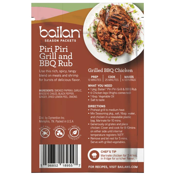Bailan Spice – wholesale Rub – Piri Piri - Grill and BBQ Rub1