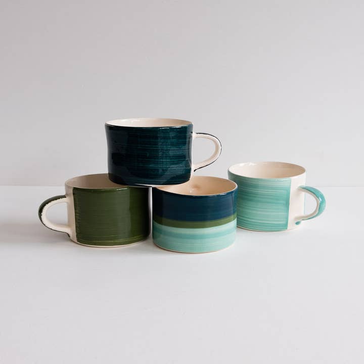 Musango - Wholesale Coffee Mug - Contemporary Handmade Mug Tri Colour