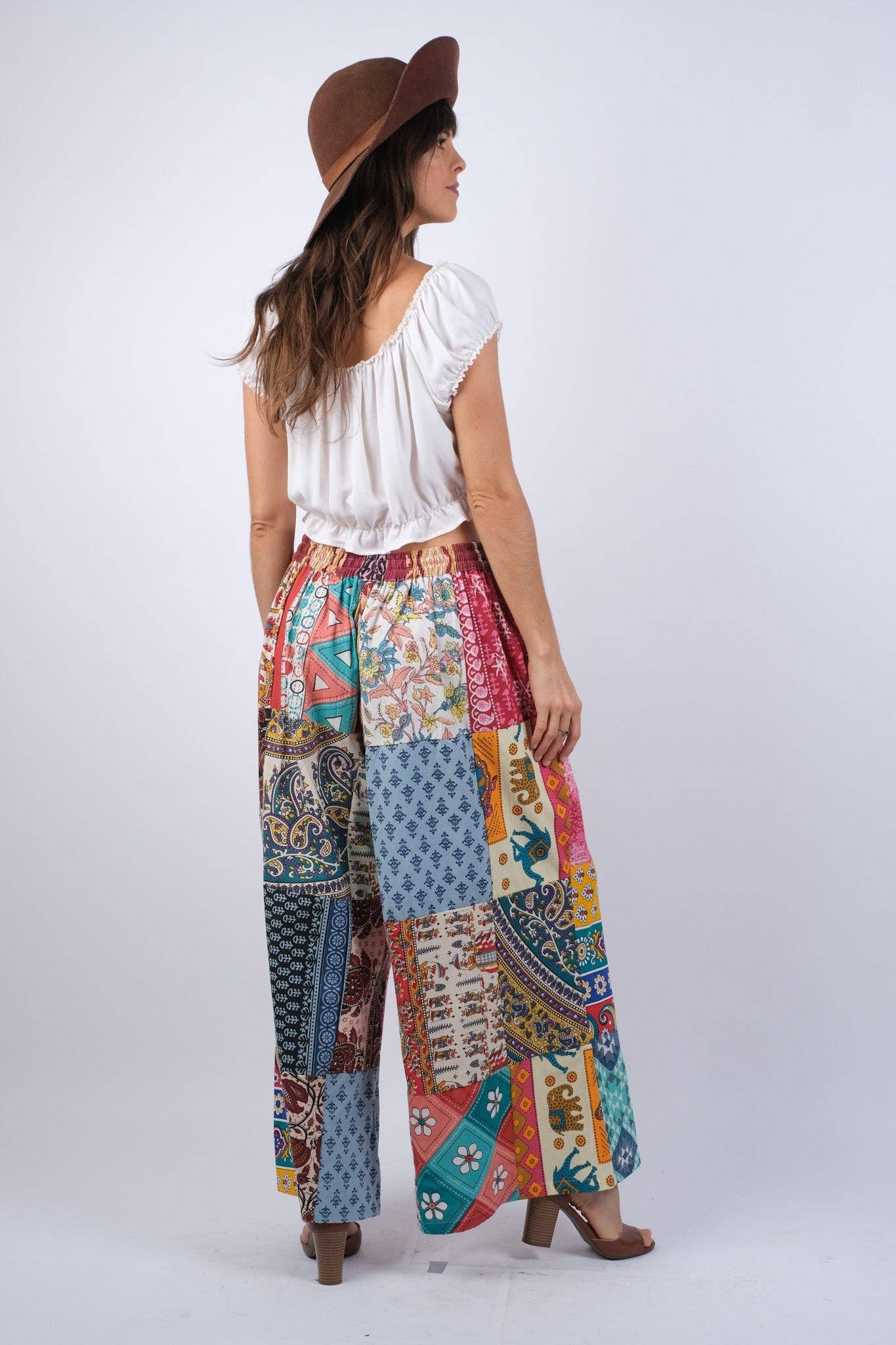 Sacred Threads - Wholesale Pants - Women's - Free Spirit Hippie Patchwork Pants4