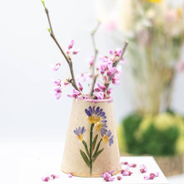 Tara Kothari - Wholesale Vase - Budvase made with Pressed flower handmade (Custom available)4