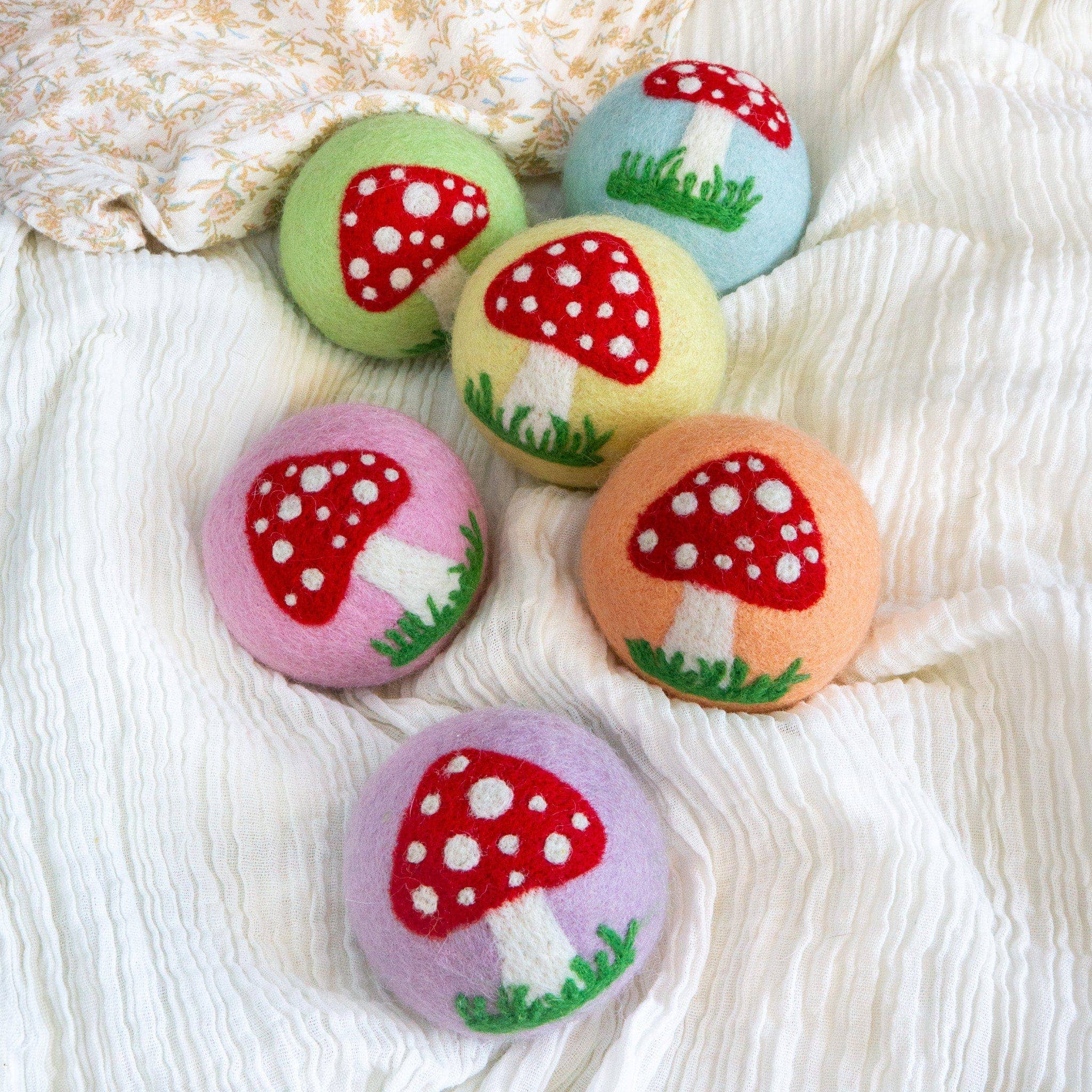 Friendsheep - Vendita all'ingrosso Palla per asciugatrice - Funghi Incantati7