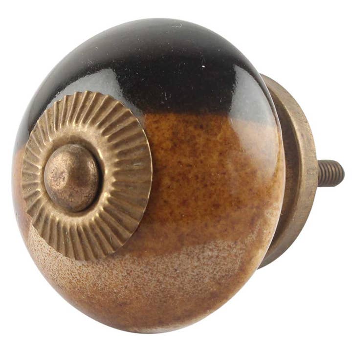 Couvre-boutons d'armoires de cuisine en céramique, 12 pièces pour la vente par Daana Paani LLC