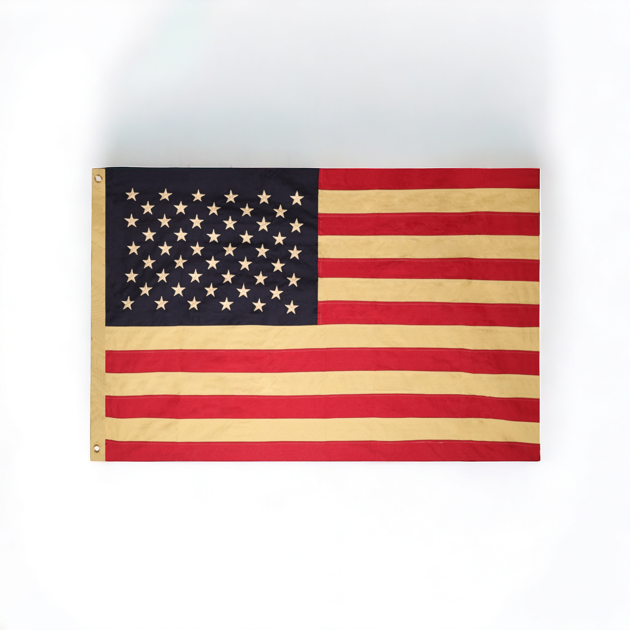 Valor Home Goods - Vente Drapeaux - Drapeau américain vintage lavé de style ferme 60"x36" 100% coton2