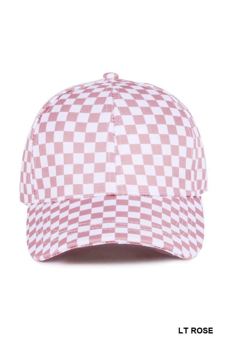 Vanilla Monkey - Wholesale Baseball Cap - Women's - Checkered Pattern Baseball Cap6