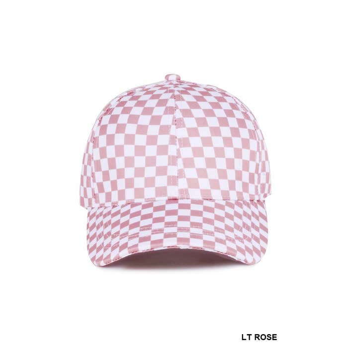 Vanilla Monkey - Wholesale Baseball Cap - Women's - Checkered Pattern Baseball Cap6