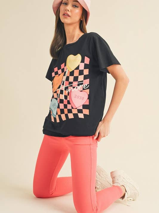 Valentijnsdag Grafisch T-shirt In Premium Katoen voor wholesale door Yelete