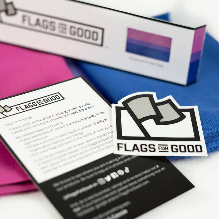 Flags For Good - Wholesale Flag - Bisexual (Bi) Pride Flag5