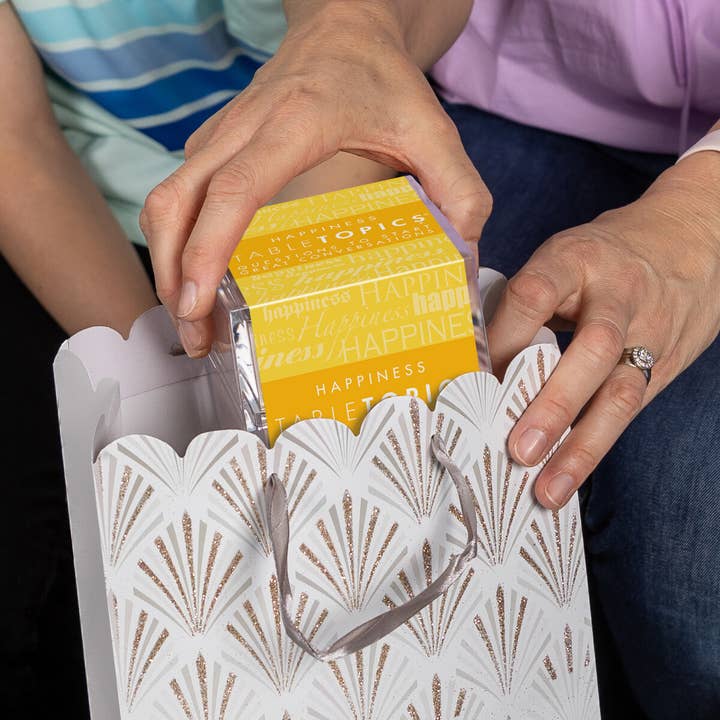 TableTopics - Wholesale Card Game - TABLETOPICS HAPPINESS - Conversation Starter Question Cards5