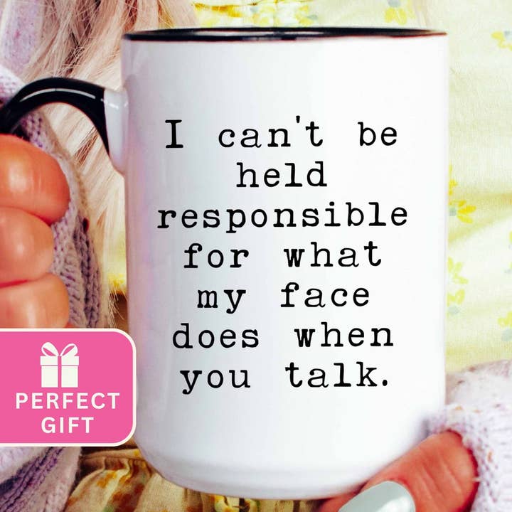 Sarcastic Coffee Lover Funny Coffee Mug With Cute Saying for wholesale by Mystic Blvd