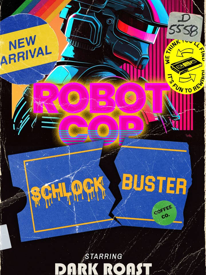 Robot Cop - Dark Roast - 340 Grams for wholesale by Coffin Creek Coffee