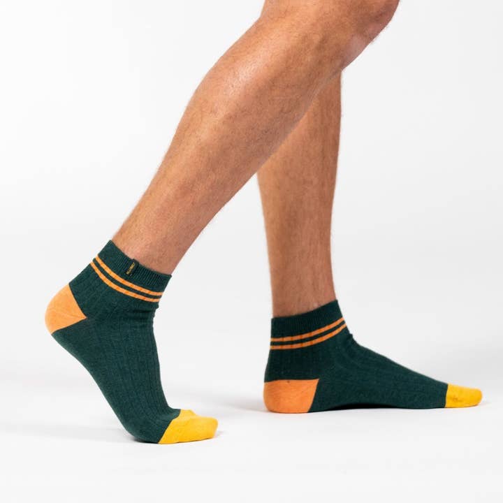 BILLYBELT - Wholesale Socks - Men's - Mid-high combed cotton socks - Green