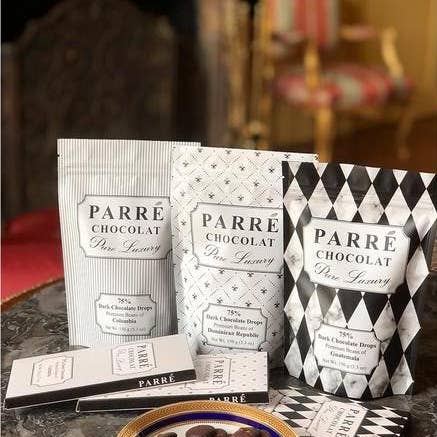 Parré Chocolat – wholesale Chocolate bar – 3 Dark Chocolate Bars & 3 Dark Chocolate Pouches