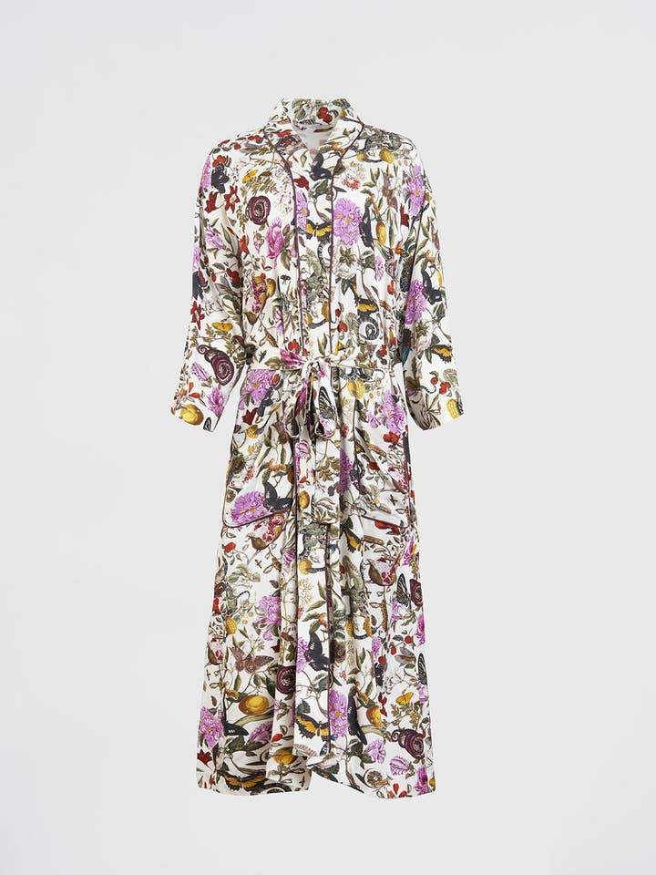 Fable England - Wholesale Kimono - Women's - FABLE Floral Engravings Kimono