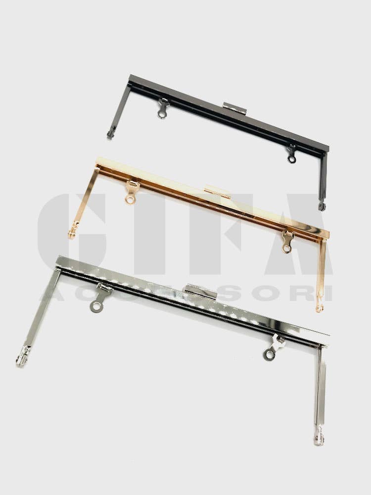 Gifa Accessori - Vente Fermoir - Clic clac avec fermeture rectangulaire 20 cm0